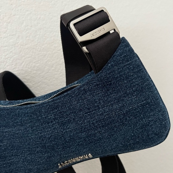 JACQUEMUS Indigo Le Raphia 'Le Bisou Gros Grain' Bag - Picture 11 of 16